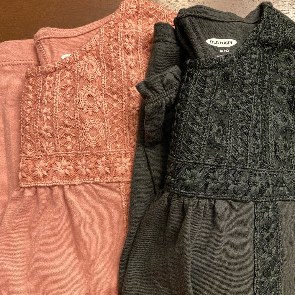 LOT of 2 Long Sleeve Old Navy tops